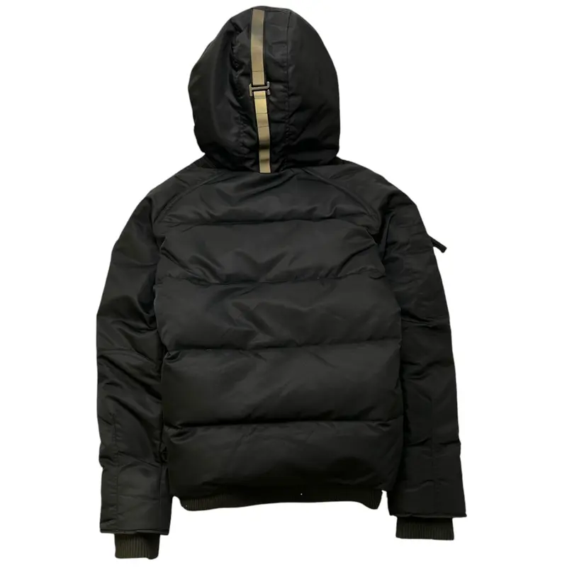 Preowned Canada Goose Women's Everleigh Bomber Down Jacket Black Size M 1