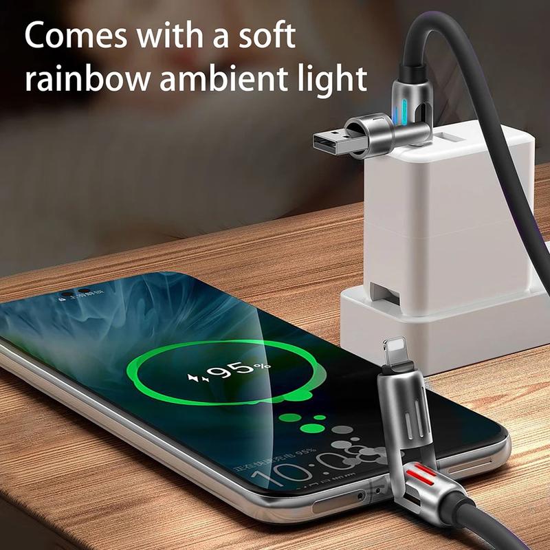 Product Introduction of 100W 4in 1 Functional Super Fast Charge USB Type C Liquid Silicone Aluminum Alloy Data Cable for iPhone for SamSung Xiaomi Redmi, Oneplus, And Xiaomi OnePlus, USB C Charging & Data Sync Cord Wire 6