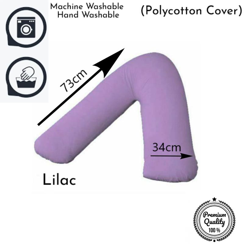 ARLINENS Polycotton V Support Pillowcase - Comfortable, Machine Washable, Available in Multiple Colors 6