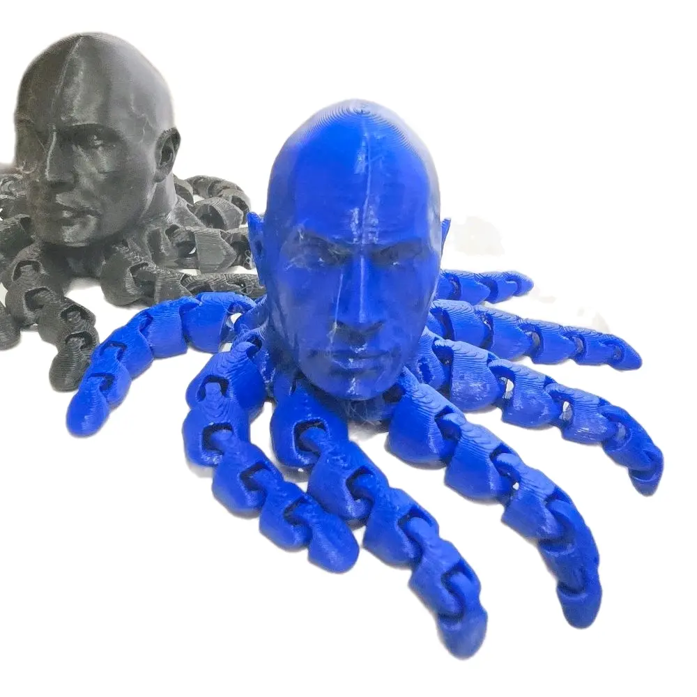 Rocktopus - 3D Printed The Rock Octopus | Articulated 3D Print fingerboard fidget toys dragon toy action figures hot japanese d printer school