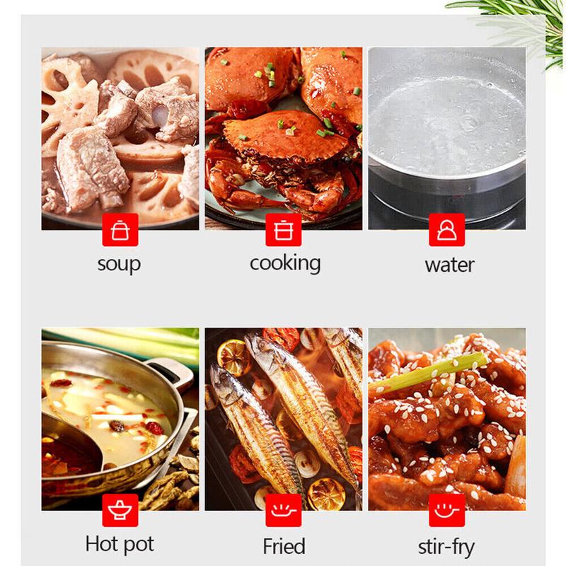 2200W Single Electric Induction Hob Hot Plate Cooker Portable Table Top Hob 2