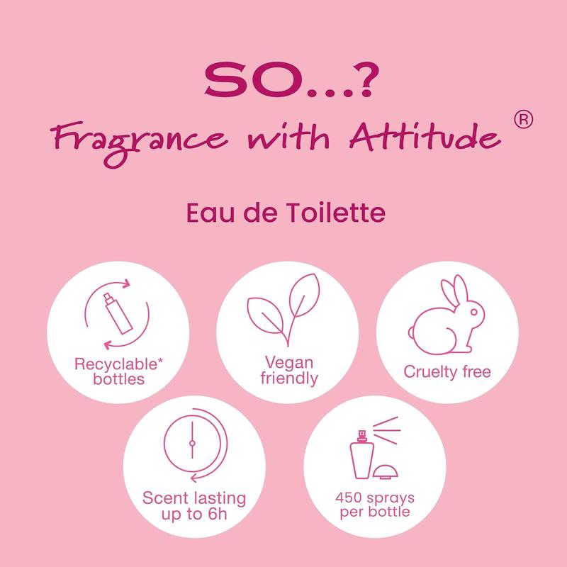 So…? Trio Three For Me Womens Eau de Toilette Perfume Gift Set, Travel Size Perfume for Women (3x15ml) 4