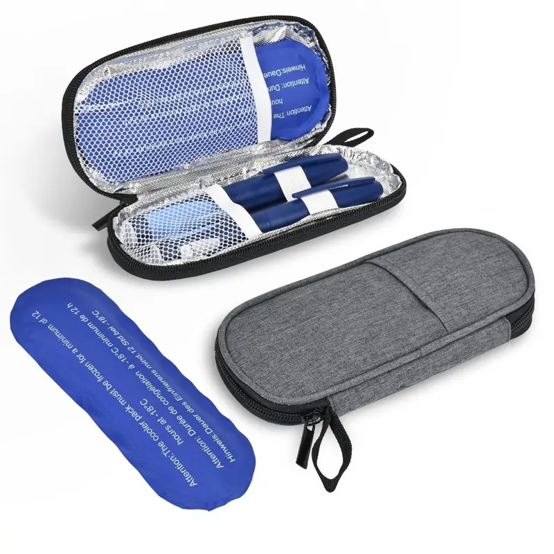 Insulin Pen Cooler, Travel Case Diabetic Medication Insulated Cool Organizer with 1 Reusable Ice Packs for Insulin Pen and Other Diabetic Supplies for The Daily Life and Trip Travel Accessories 6