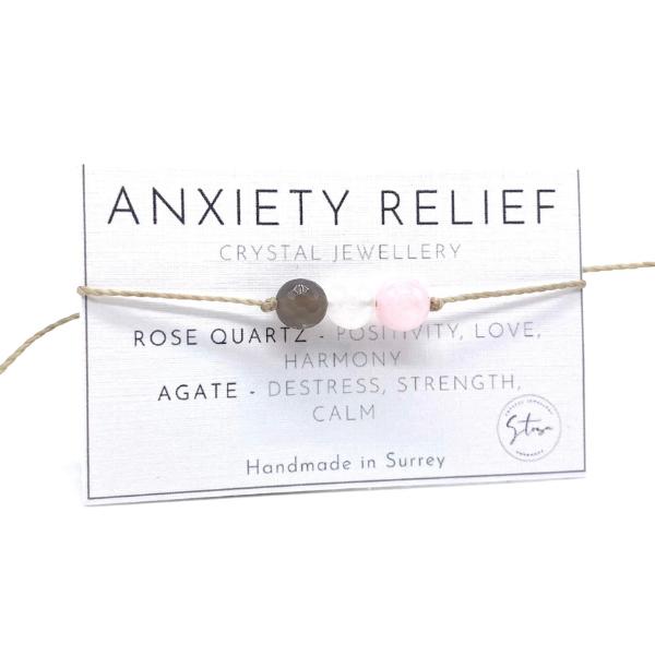Stosa - Crystal Bracelet - Real Crystal Jewellery - String Crystal Bracelet - Energy Bracelet - Anxiety Bracelet - Healing Bracelet - Crystal Anklet Daily Birthday 1