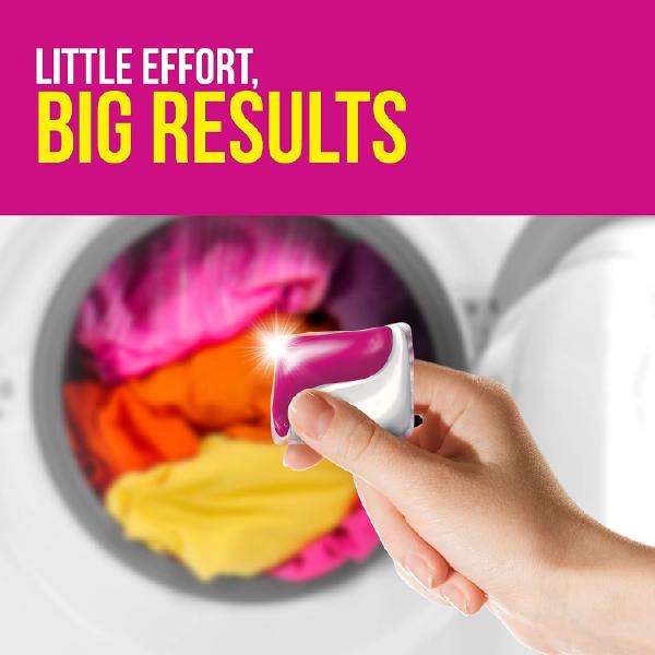 Surf 3-in-1 Tropical Lily & Ylang-Ylang with Long-Lasting Fragrance Washing Capsules for Brilliantly Clean Laundry 15 Washes (Pack of 4) Household Box Plastic Burst Scented 2