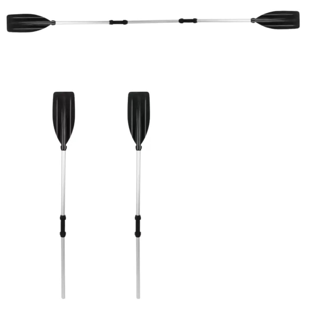 2 in 1 Detachable Boat Oars Kayak Paddles Aluminum Dinghy Surfing Canoe Raft 2pc
