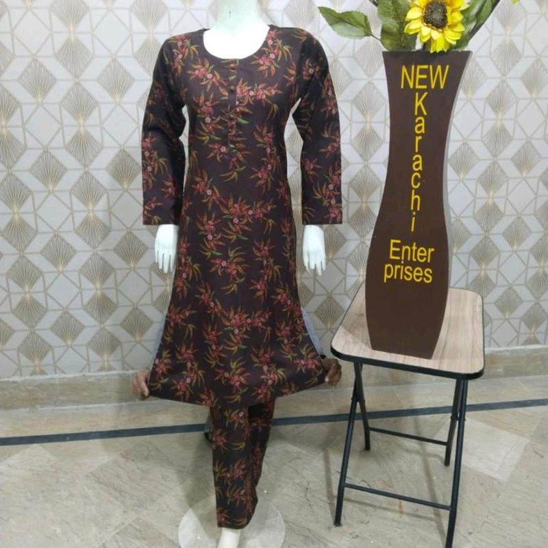 different colours available in 2 piece printed dhanak suit 3