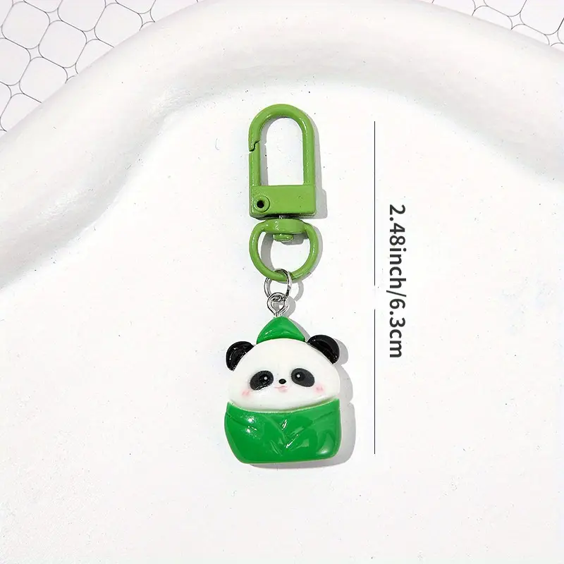 Product Introduction of (Giveaway) 1pcs Cute Cartoon Panda Keychains, Aluminum Alloy Uncharged Key Ring Charms for Backpacks, Bags, Perfect Gift for Family and Friends 8