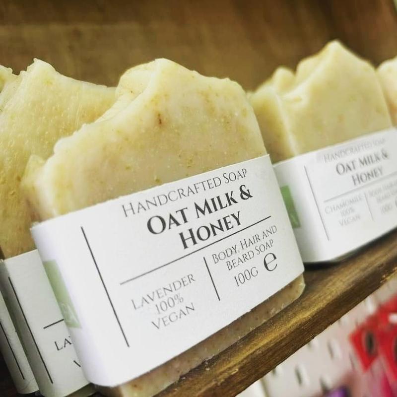 Castorshea Vegan friendly Oat Milk & Honey Soap Bar Body Care Body Wash 0