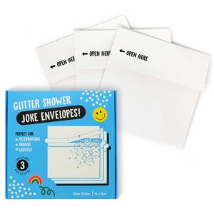 Glitter Shower Envelope - Square 16 x16cm by Central 23