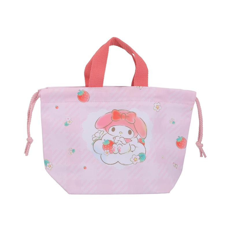 MINISO OFFICIAL My Melody Drawstring Bento Bag - Keep Your Lunch Fresh and Fun 0