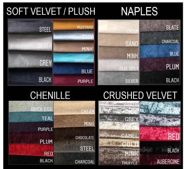Chesterfield Wingback plush velvet bed with different colours and sizes elegent and unoque style 1