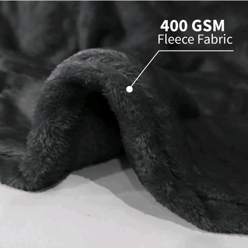 Faux Fur Fleece Throw Soft Warm Mink Large Sofa Bed Blanket Double King Sizes 2