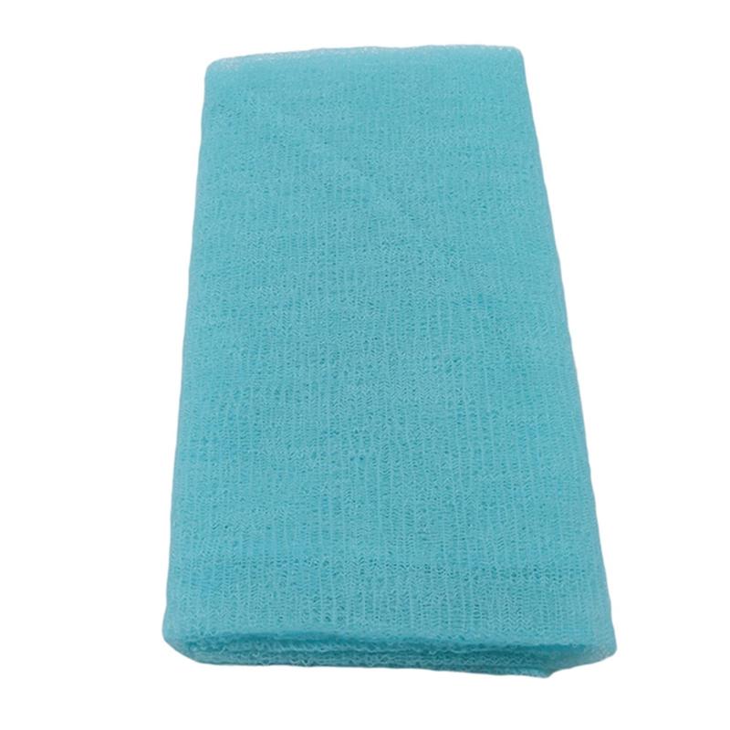 Product Introduction of Body Washing Clean Exfoliate Puff Body Nylon Wash Cloth Bath Towel Mesh Scrub Bodys Treatment Bath Shower Products Solid Color 21