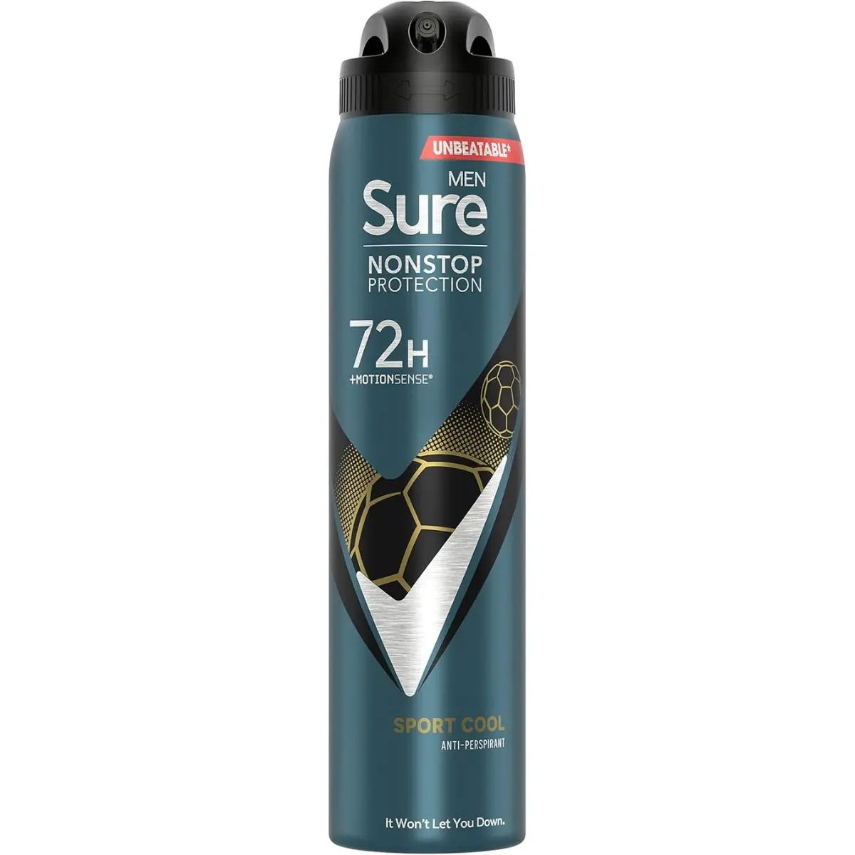 Sure Sport Cool Anti-perspirant 72h Protection, 250ml Cleanser Cosmetic Comfort Deodorant Body Care Scent
