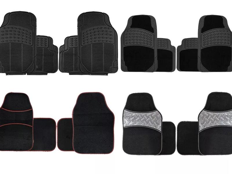 Car mats Floor Mat Liner Universal Non Slip Heavy Duty Rubber Waterproof UKED 5
