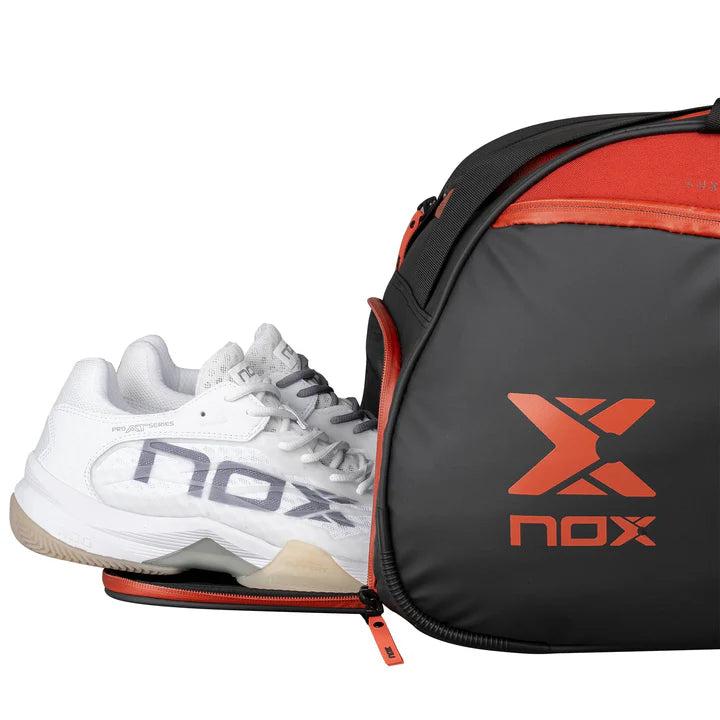 NOX LUXURY OPEN SERIES PADEL BAG BLACK/RED 2