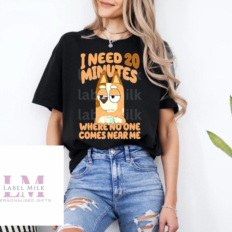 Adults Bluey T-Shirt, Bluey Clothing, Adult Clothes, Cute Tops, Soft Tops for Adults, Grannies, Bluey, Toy Story, Mum Era, Bluey Era, Toy Story 4