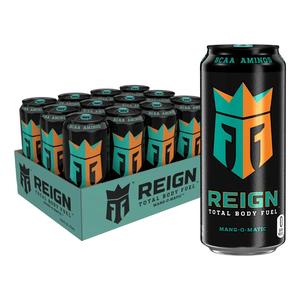 (Pack of 12) Reign Mang-o-Matic Energy Drink Can 500ML