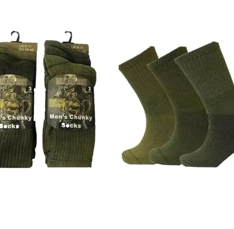 3-6 Pair Mens army Military Socks thermal Hiking Boot Combat Warm UK 6-11 Unisex Man Woman Set Comfortable socks on men aritzia  ankle cotton socks Menswear Day birkenstocks  sock Long Outdoor work  socks Plain Thick of 1