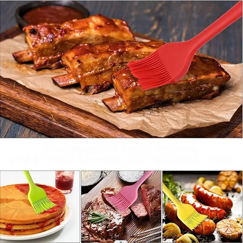 Silicone Barbecue Oil Brush Heat-resistant Pastry Brush Upgrade Oil Brush Kitchen Cooking and Baking Tools 5