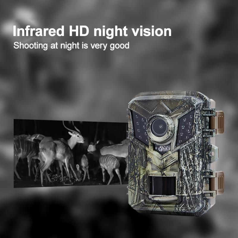 Product Introduction of 【2025】1pc Mini Trail Camera, HD Game Hunting Camera Motion, Activated With IR Night Vision Waterproof Video Cam For Wildlife, Scouting Hunting Deer Cam 0