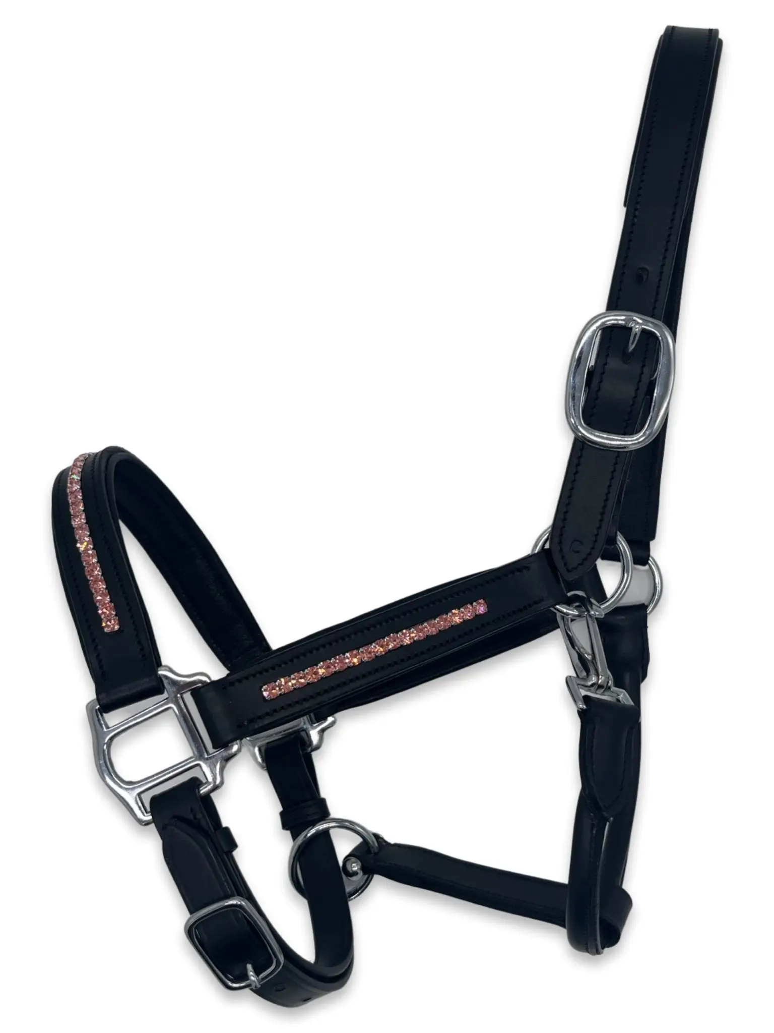 Peach Leather Headcollar