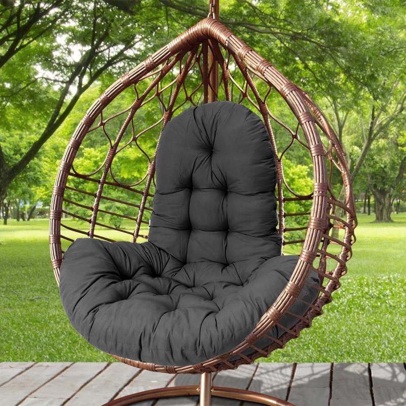 Lifeideas 6 Colors Thick Chair Seat Pad,Outdoor Tufted Hanging Egg Chair Cushion,Swing Chair Pad,Bench Cushion,Sun Lounger Rocking Cushion,Soft Basket Chair Seat Cushion,Hammock Chair Seat Pads,Sofa Cushion,Chair Seat Mat for Relaxer Patio Garden Lounge 2