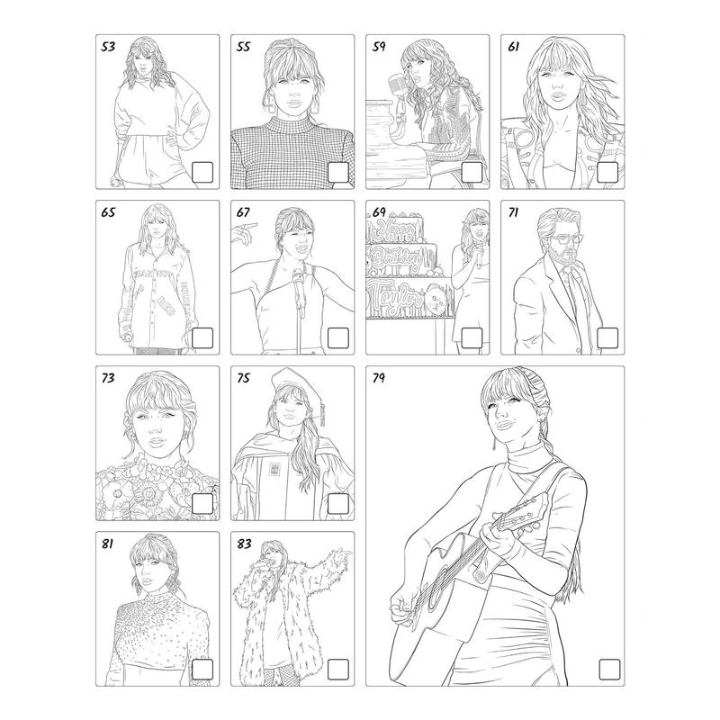 SUPER FAN-tastic Taylor Swift Coloring & Activity Book: 30+ Coloring Pages, Photo Gallery, Word Searches, Mazes, & Fun Facts (Design Originals) For Swifties of All Ages - Perforated Pages 3