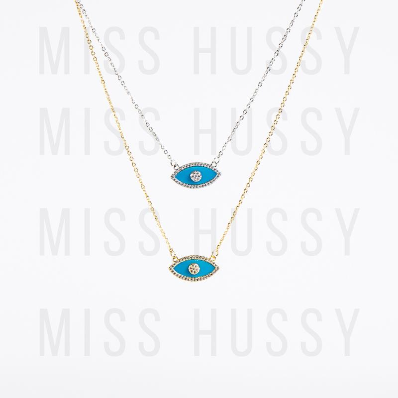 Turquoise Evil Eye Necklace – CLX99 0