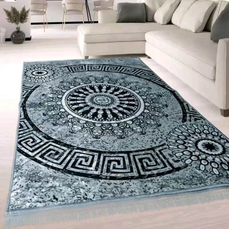 GREEKY DOUBLE CIRCLE 160X230CM NON SLIP MACHINE WASHABLE SUPER SOFT 2 TO 3 WORKING DAYS DELIVERY