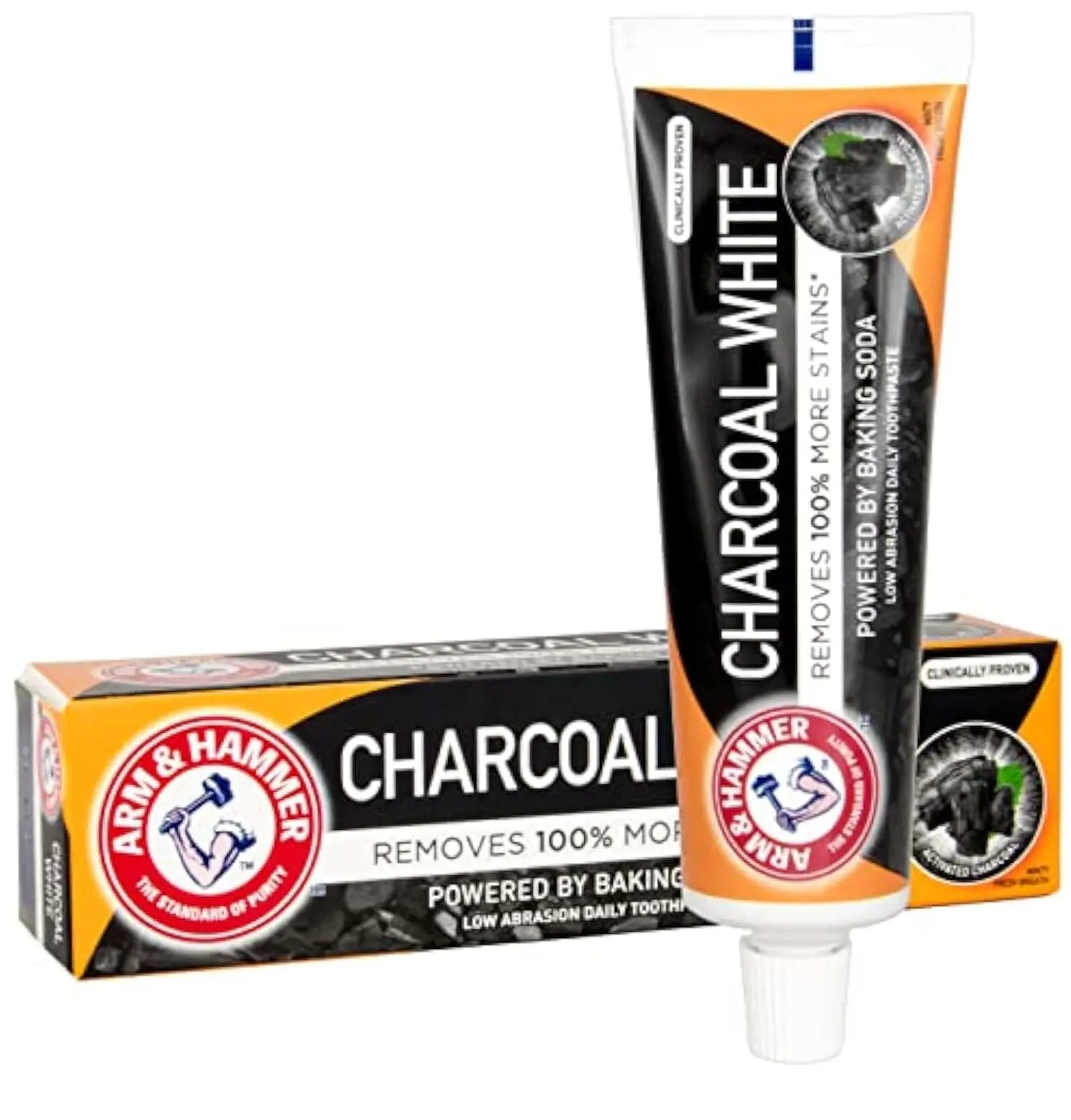 Arm & Hammer Charcoal White Toothpaste, 75ml Oral Daily