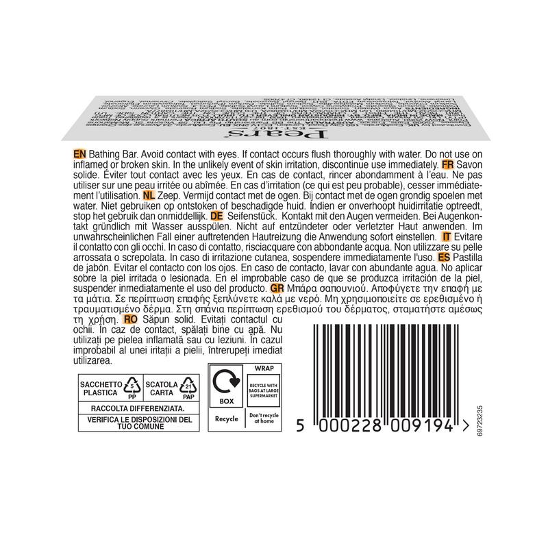 Pears Pure & Gentle Transparent Natural Soap Bar - Made with Natural Oils, Nourishing and Refreshing Bathing Cleanser, Gentle & Soothing Skin Care, Pure Transparency, Pack of  125g Body Care Body Wash Clear 2