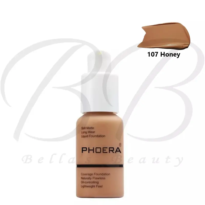 PHOERA Bottle Liquid Matte Flawless Long Lasting Foundation 30ml 7