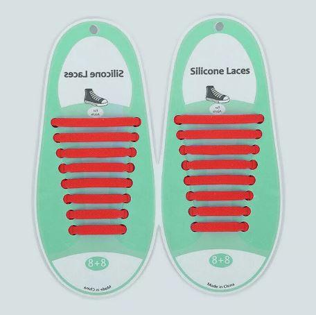 Comfortable Elastic Silicone Shoelaces for Kids and Adults - No Tie Lazy Trainers - Footwear 8