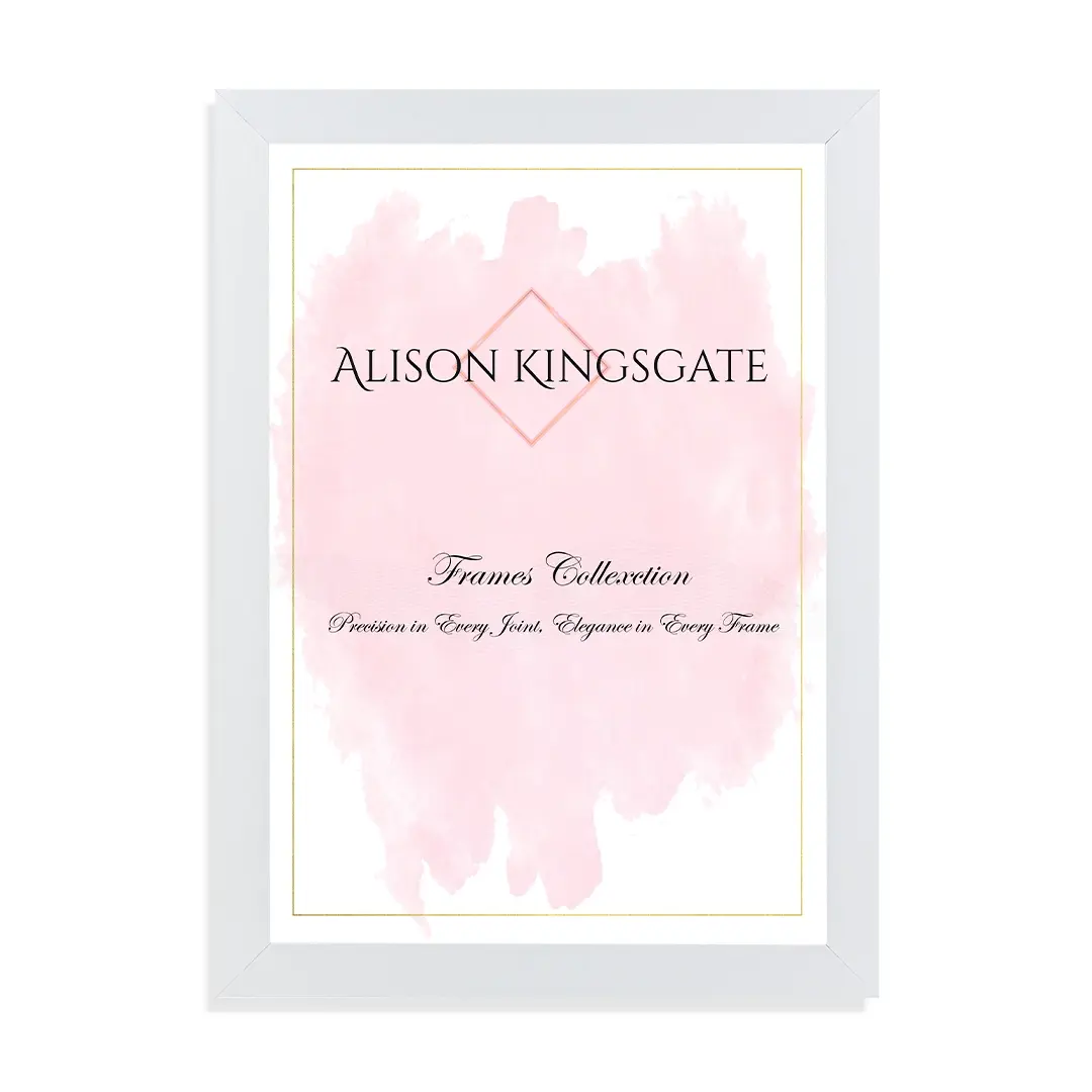 40 x 60 cm Photo Frame, White Picture Frame,  Portrait Landscape Wall Gallery Frames, Wall Hanging Gift Photo Frame, High Quality MDF, Wall Mounted Frames for Artwork