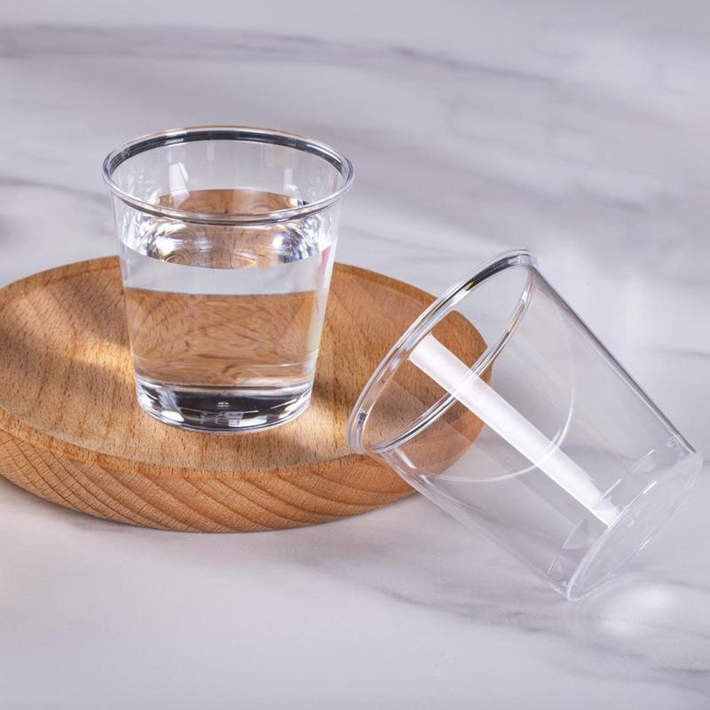 Disposable Clear Plastic Bomb Glasses - Strong Jager Bomb & Jelly Party Cups, Lightweight & Sturdy, Perfect for Events & Gifting - Traditional Style, Pack Set Colorful 6