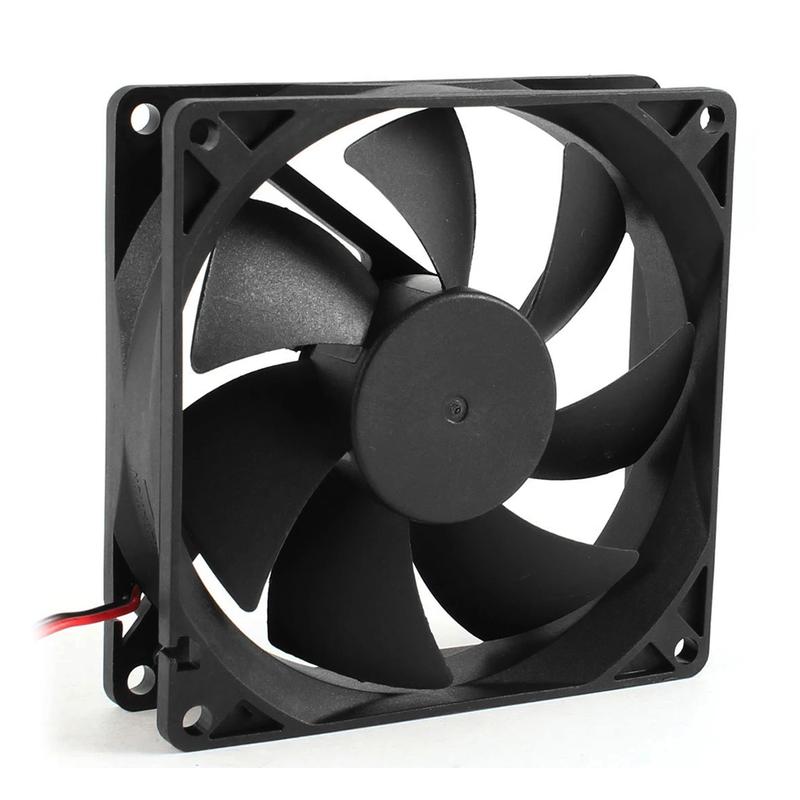 1/2X 12V 120x120x24mm 12cm dual Ball Bearing PC Brushless Cooling Fan 2Pin 120mm UIK 7