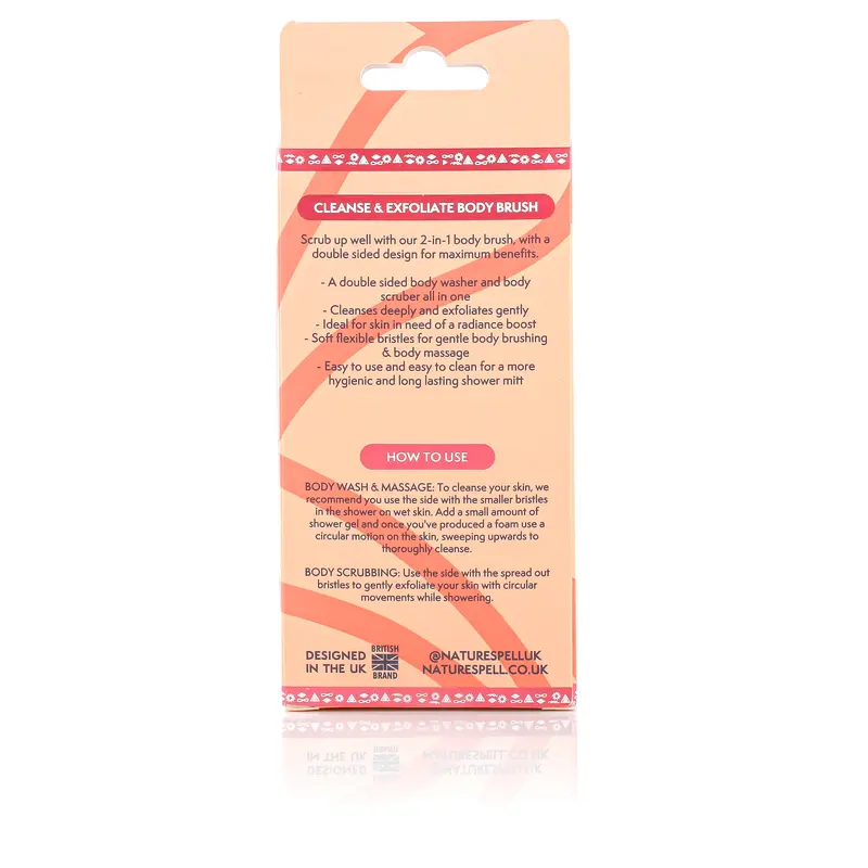 Nature Spell Cleanse & Exfoliate Body Brush - Double Sided Silicone Brush and Scalp Massager for Deep Cleansing and Gentle Exfoliation - Body Care 6