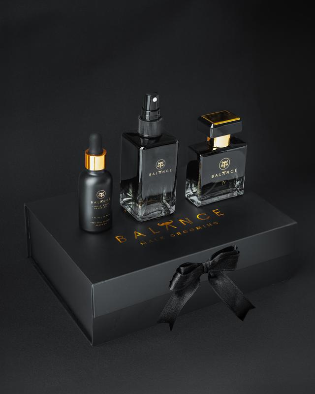 Balance Gift Box 3 - Beard Oil + Cologne & No.4 Eau De Parfum 1