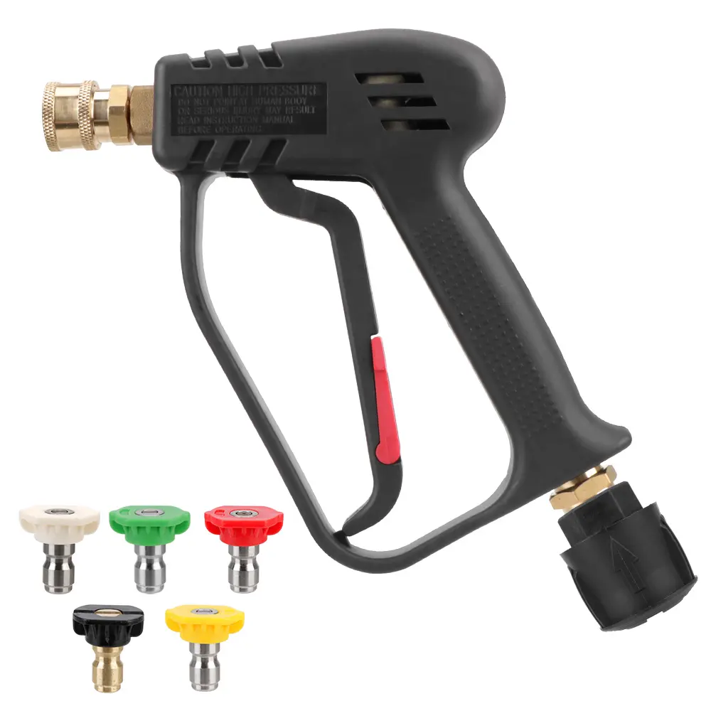 For Karcher/Nilfisk for Car Cleaning with 5 Quick Connect Cleaning Water Gun High Pressure Color Nozzle Kit 4000PSI