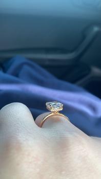 Product Review of Gold Lust Engagement Sterling Silver Ring from f**7 1