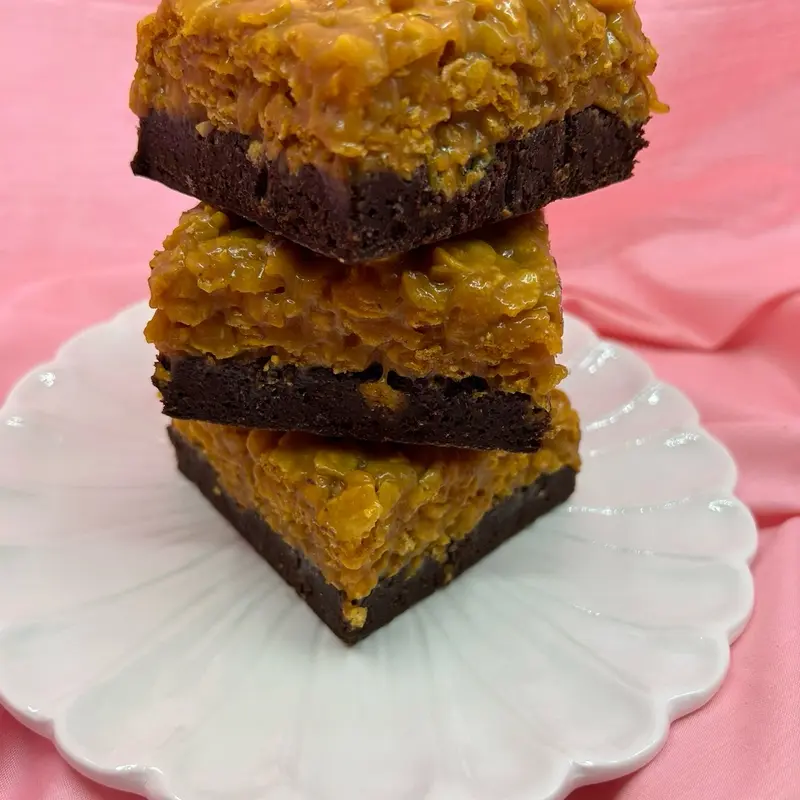 Caramel Cornflake Brownie 1