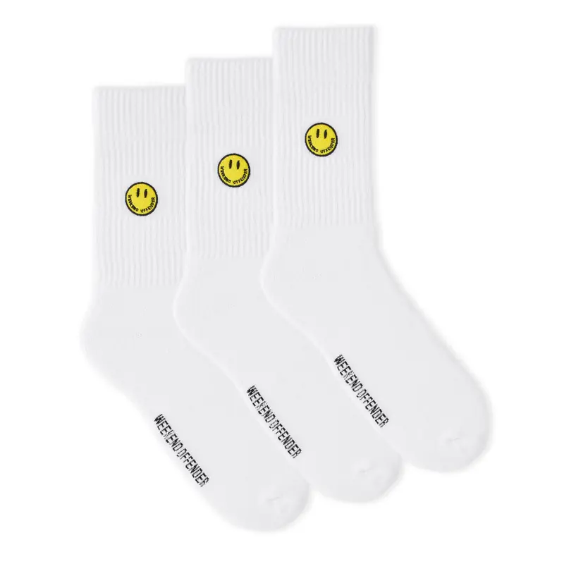Smiley Sports Socks White 0