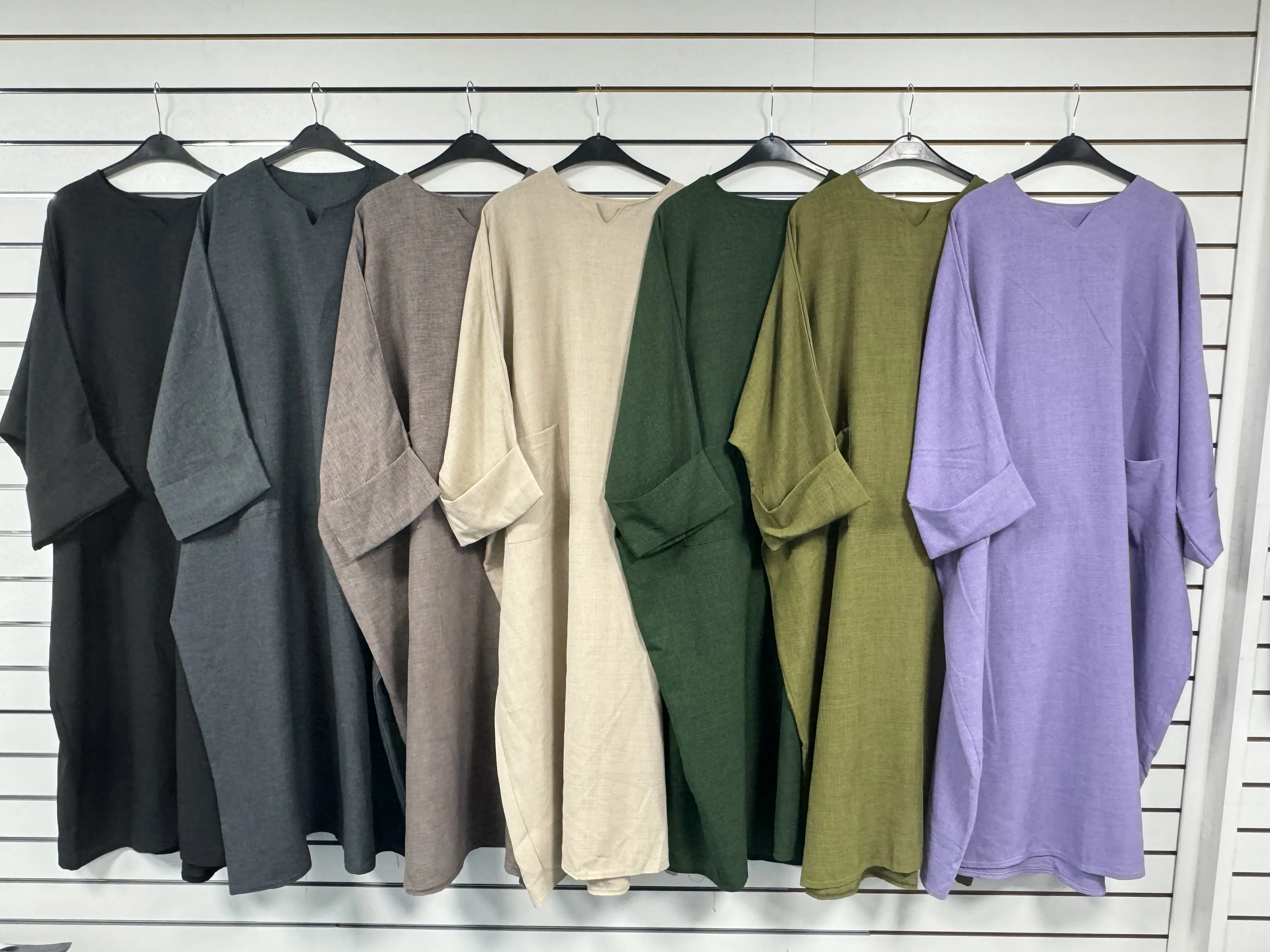 Longline Dress With Pockets (56/52 Inches)