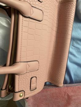 Product Review of Women's Fashionable Crocodile Embossed Tote Bag & Wallet & Clutch Bag, Large Capacity Pu Tote Bag with Shoulder Strap, Casual Trendy Versatile High-quality Daily Commuting  Bag Set from u**6 2