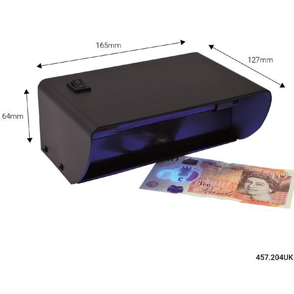 Money, Currency & Stamp Detector with Cable & Plug - Reliable Counterfeit Detection Note Checker - Counter Top 4