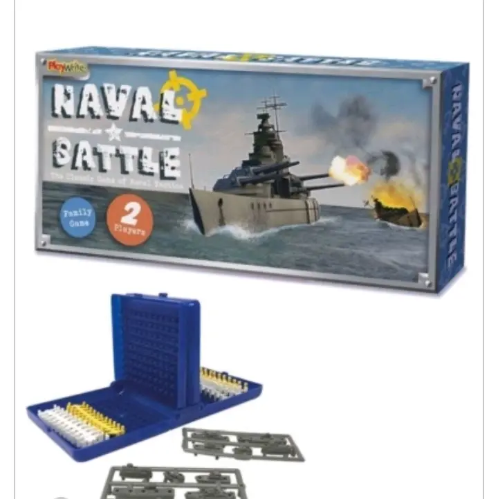 Hasbro Gaming Sea Battle Game, Strategy Board Game, Multicolor, 26 x 12 x 3cm