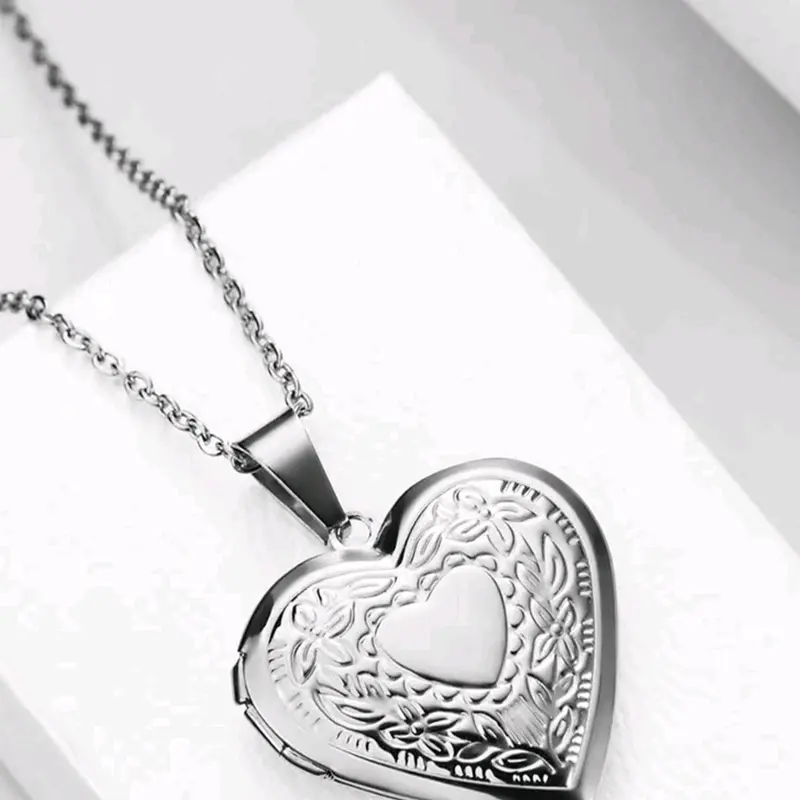 GJ Gemma Stainless Steel Functioning Heart Locket 3