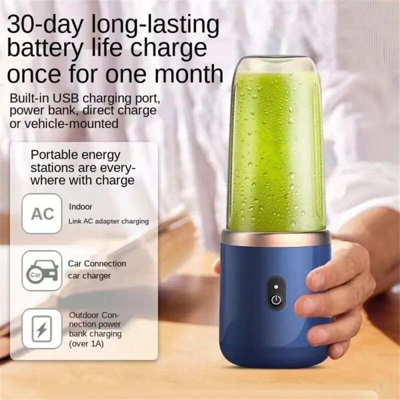 Electric Juice Maker Portable Blender Smoothie USB Mini Juicer Fruit Machine UK 7